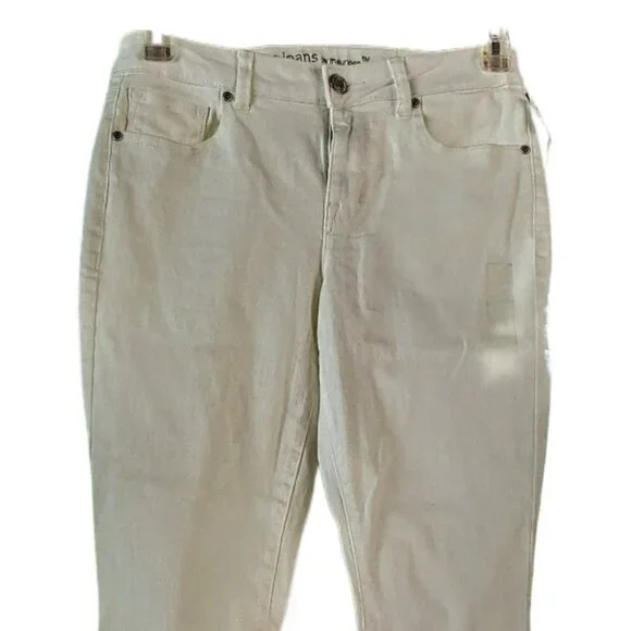 Maurices Jeans Maurices Mjeans Womens Medium R White Mid Rise